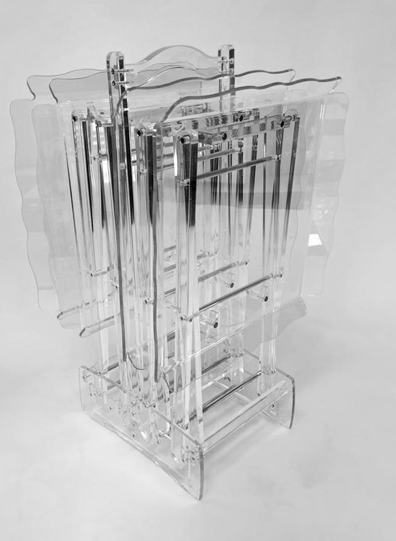 Living Acrylic tables set 4 pieces - Image 4