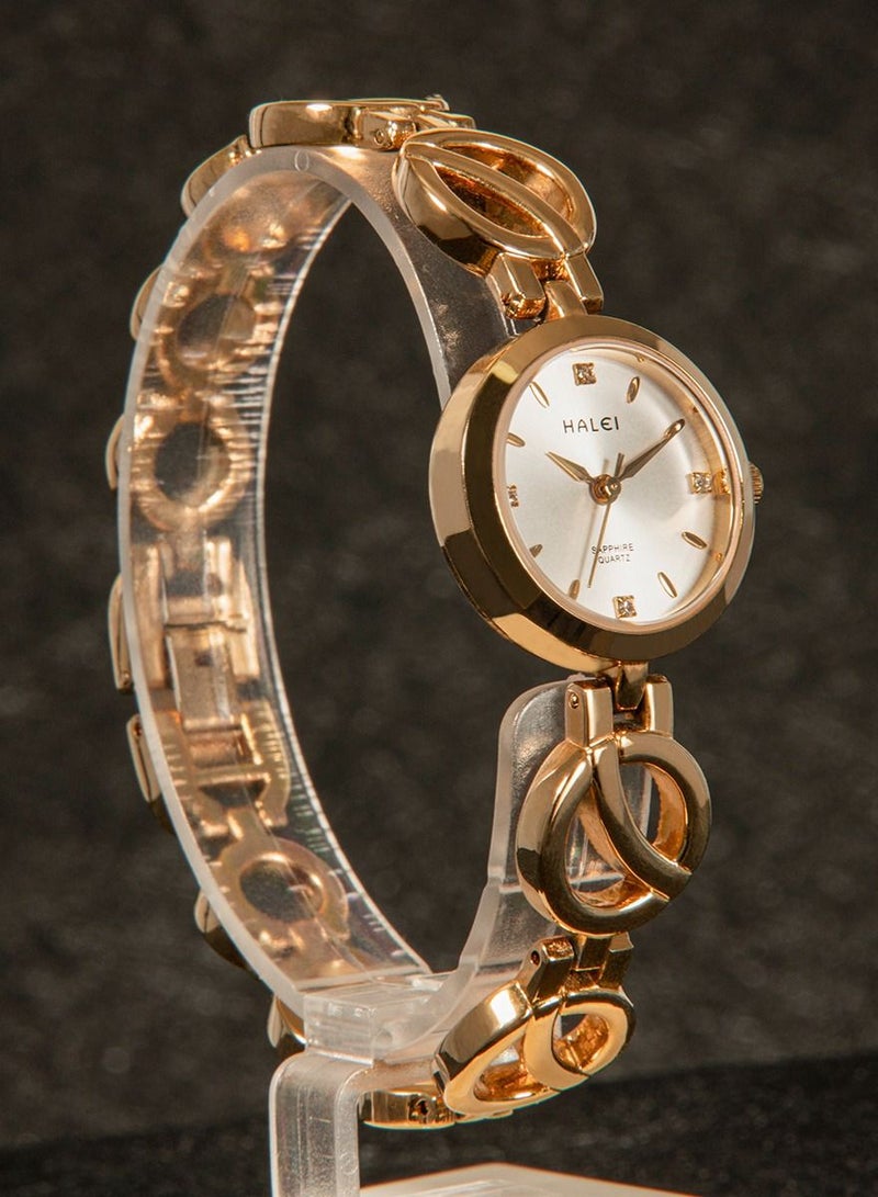 هالي العربية: ساعة هالي النسائية الفاخرة - من الفولاذ المقاوم للصدأ، مقاومة للماء حتى 30 متر، elegante وعصرية - هدية مثالية - Image 2