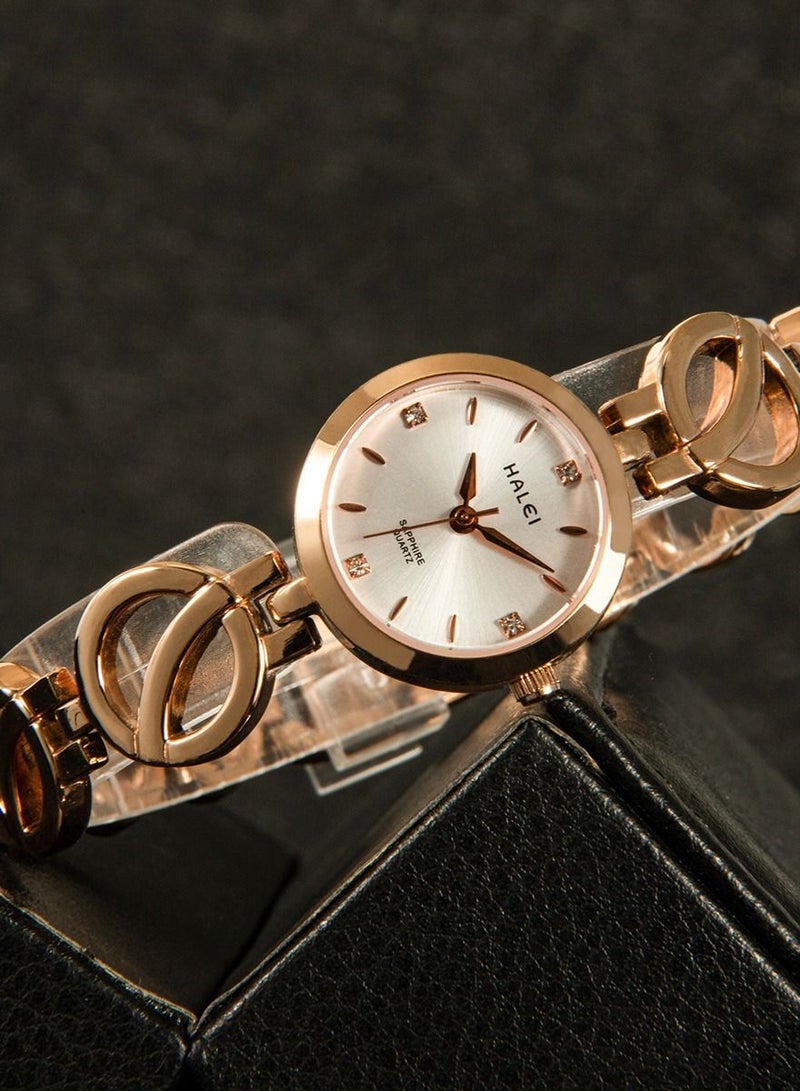 هالي العربية: ساعة هالي النسائية الفاخرة - من الفولاذ المقاوم للصدأ، مقاومة للماء حتى 30 متر، elegante وعصرية - هدية مثالية - Image 4