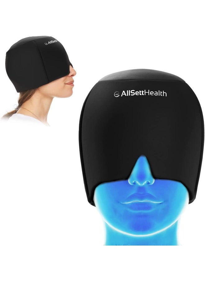 AllSett Health Migraine Relief Cap - Cold Headache Hat for Migraine | Headache Mask & Migraine Hat - Hot and Cold Therapy Cap for Puffy Eyes, Tension, Sinus and Stress Relief - pzsku/ZBF428EE9E0DD06CB7073Z/45/_/1740377437/fc09de53-ca6c-4bbe-92aa-549d8ab19576