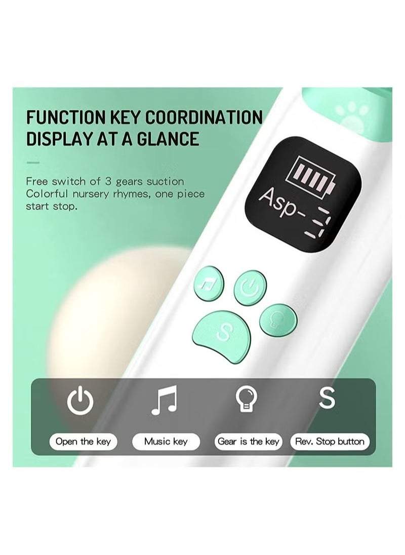 ORiTi Automatic Baby Nasal Aspirator-Electric Baby Nasal Aspirator-Nasal Mucus Remover for Children/Toddlers/Kids/Infants, Rechargeable, with Music and Light Soothing Function  - Image 2