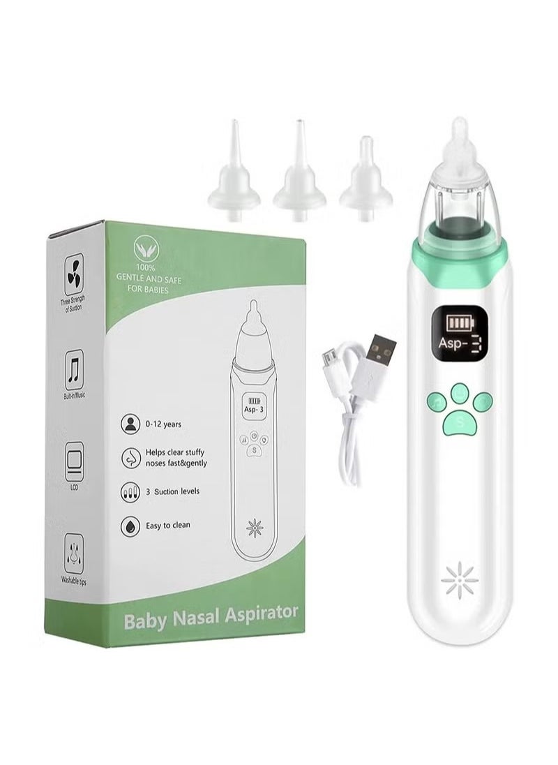 ORiTi Automatic Baby Nasal Aspirator-Electric Baby Nasal Aspirator-Nasal Mucus Remover for Children/Toddlers/Kids/Infants, Rechargeable, with Music and Light Soothing Function  - Image 1