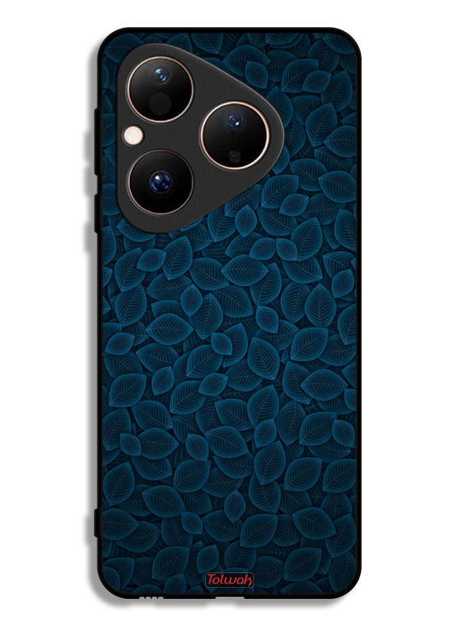 Tolwak غطاء حماية هواوي بورا 80 بتصميم فني رقمي لنمط الأوراق - Image 1