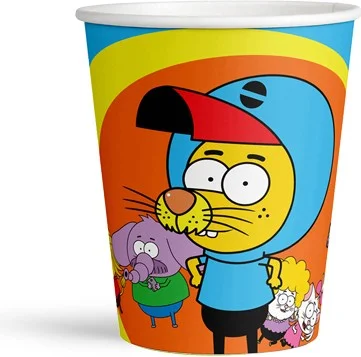 Alsepeteavm King Shakir Action Cardboard Cup 8oz 8-pack