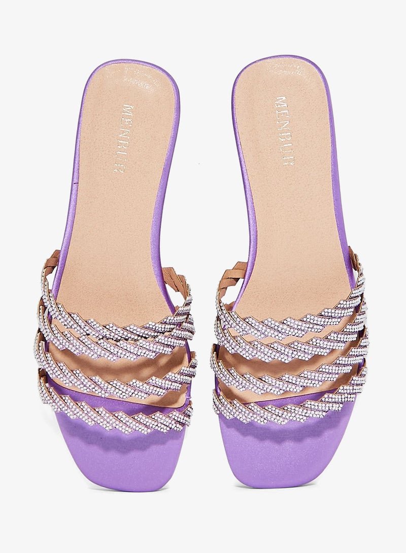 MENBUR Multi Straps Low Heel Flat Sandals - Image 4