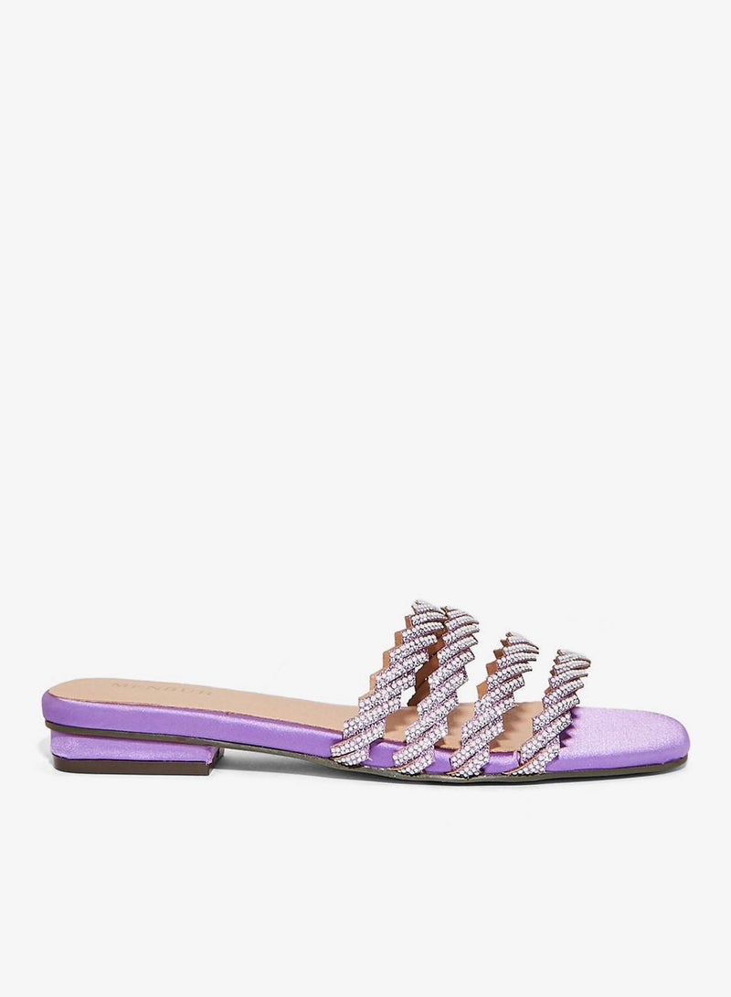 MENBUR Multi Straps Low Heel Flat Sandals - Image 1