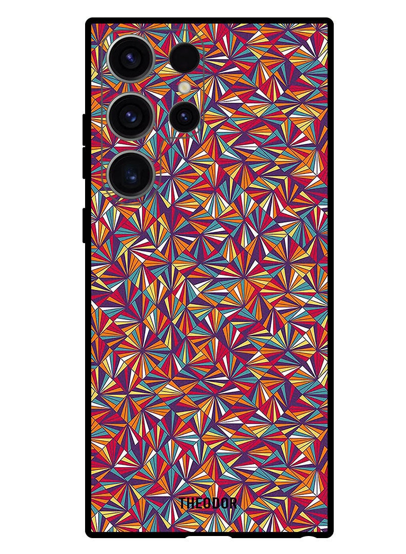 Theodor Protective Case Anti Scratch Shock Proof Bumper Cover For Samsung Galaxy S23 Ultra Small Rhombus - Image 1