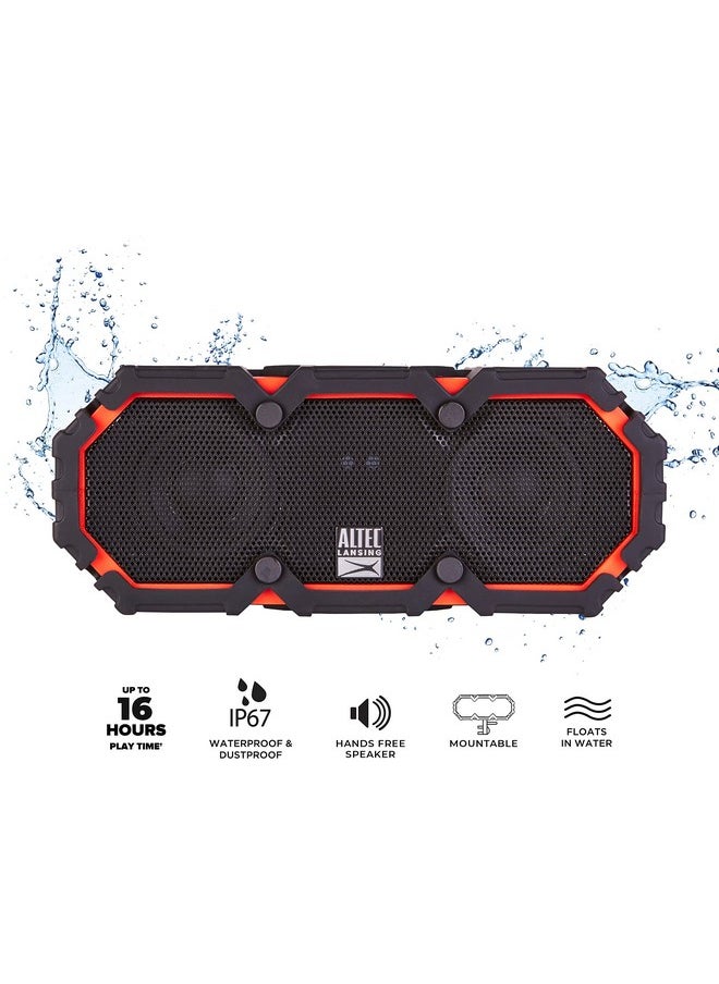 Altec Lansing - Lifejacket 2 Waterproof Bluetooth Speaker, Floating Portable Speaker For Travel & Outdoor Use, Deep Bass & Loud Sound, 30 Hour Playtime - Image 1