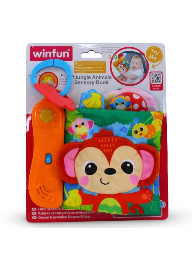 WinFun Jungle Animals Sensory Book - Image 1