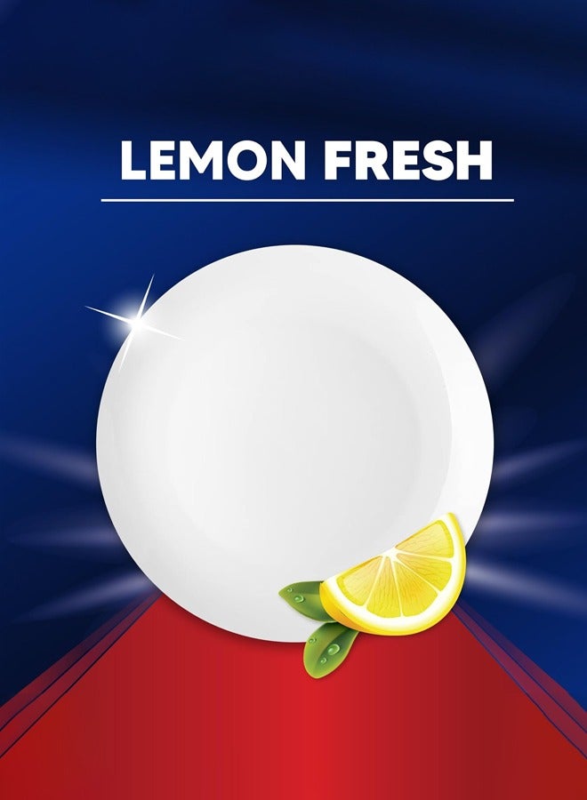 قوة كريستال أقراص لغسالة الأطباق بالليمون المنعش 46 قرص - Image 4