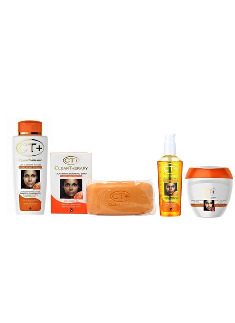CT Clear Set of 5 cream, face wash, body lotion and soap for fairness & spotless & glowing face & body.