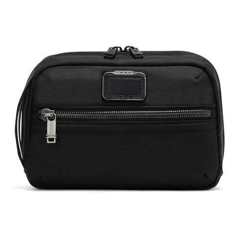 TUMI - Alpha Bravo Response Travel Kit - Men's Travel Organizer - Hanging Toiletry Bag - 6.3" X 9.5" X 3.5" - Black - Image 1