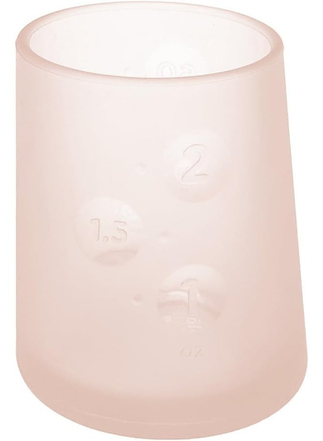 Olababy First Drinking Cup, Clear Sense 100% Silicone Learning Cup for Infants - Image 1