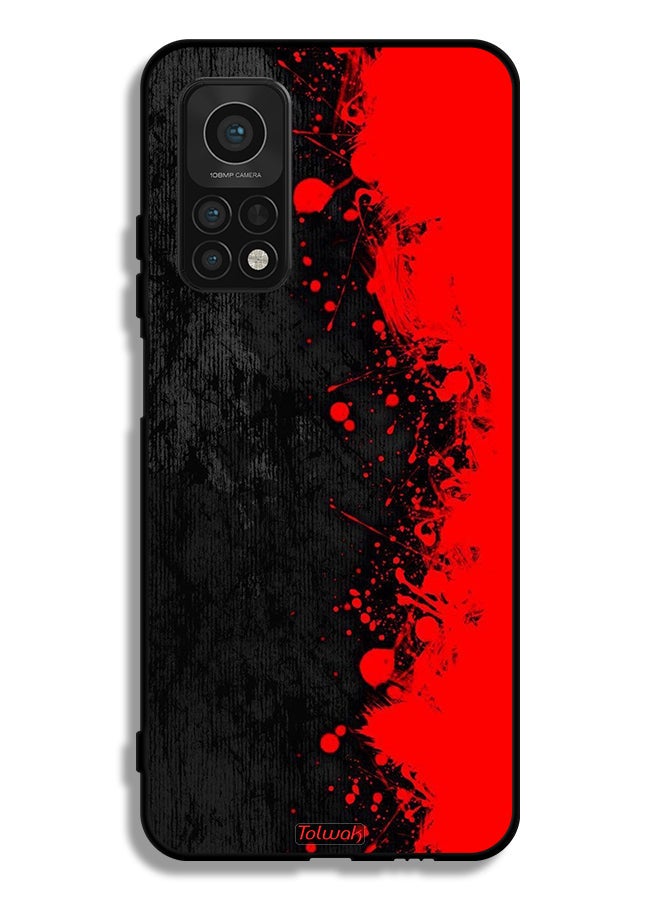 Tolwak Xiaomi Mi 10T 5G Protective Case Cover Paint Abstract Pattern - Image 2