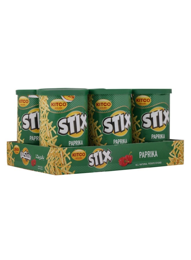 Stix Kitco Stix Potato Sticks, Paprika, 40gm (Pack of 6) - Image 1