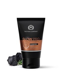 The Man Company Glow Pro Face Scrub For Skin Brightening 100Ml | Deep Cleansing | Removes Blackheads Excess Oil Dirt & Impurities | Paraben & Sls Free | All Skin Types  - Image 1