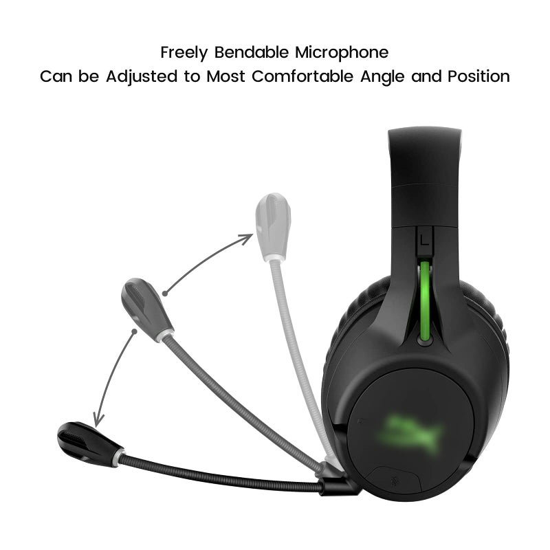weishan Microphone Replacement for Kingston HyperX Cloud Flight/Flight S Wireless Gaming Headset, Detachable Mic Boom with LED Mute Indicator on PC PS5 PS4 Xbox Series X/S - Image 5