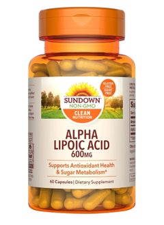 Sundown Super Alpha Lipoic Acid 600 Mg 60 Capsules  - Image 1