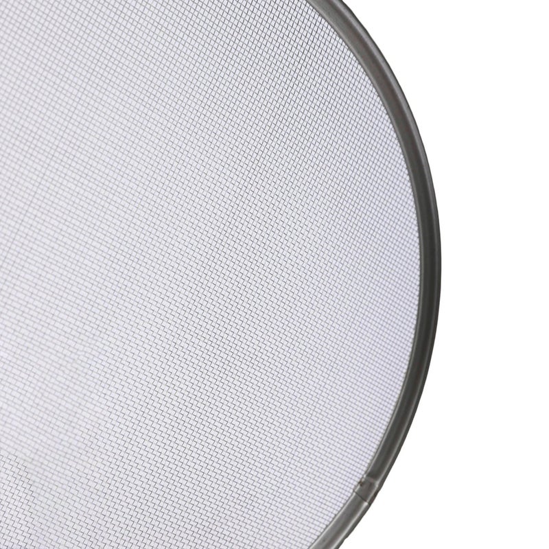 السيف هوم منخل مطبخ 18 سم، ستانلس ستيل مقاوم للصدأ، شبكة نخل دقيقة، تصميم دائري بإطار مرتفع – فضي - Image 3