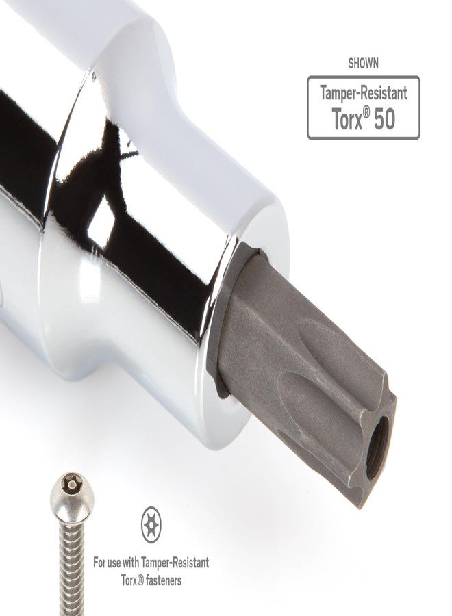 TEKTON 1/2 Inch Drive x TR27 Tamper-Resistant Torx Bit Socket | SHB27227 - Image 2