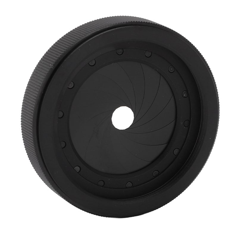 درع فتحة العين (Iris Aperture) من 1.5 مم إلى 26 مم | قطر داخلي 45 مم | قطر خارجي M30 إلى M37 | جدار الحاجز المفتوح للنظام البصري والكاميرا والمجهر - Image 1