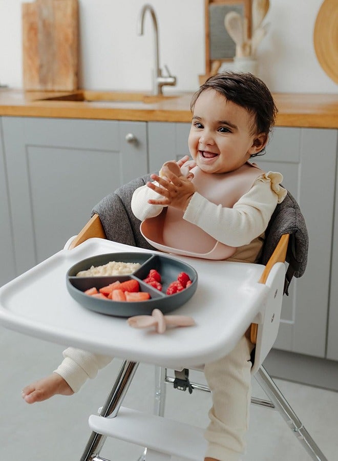 Pippeta The Pippeta My 1st Silicone Baby Spoon & Fork Set is thoughtfully designed to support your baby’s first steps into independent eating. Made from BPA-free, food-grade silicone, it is soft, safe, and gentle on delicate gums. The easy-grip handles are perfect for tiny hands learning to self-feed, while the built-in safety guard adds extra reassurance during mealtimes. Durable and dishwasher safe, it offers everyday convenience for busy parents. A simple, safe, and practical feeding essential that makes the weaning journey smoother and more enjoyable. - Image 3