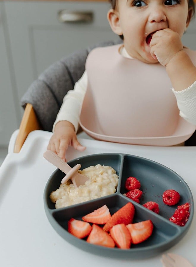 Pippeta The Pippeta My 1st Silicone Baby Spoon & Fork Set is thoughtfully designed to support your baby’s first steps into independent eating. Made from BPA-free, food-grade silicone, it is soft, safe, and gentle on delicate gums. The easy-grip handles are perfect for tiny hands learning to self-feed, while the built-in safety guard adds extra reassurance during mealtimes. Durable and dishwasher safe, it offers everyday convenience for busy parents. A simple, safe, and practical feeding essential that makes the weaning journey smoother and more enjoyable. - Image 4