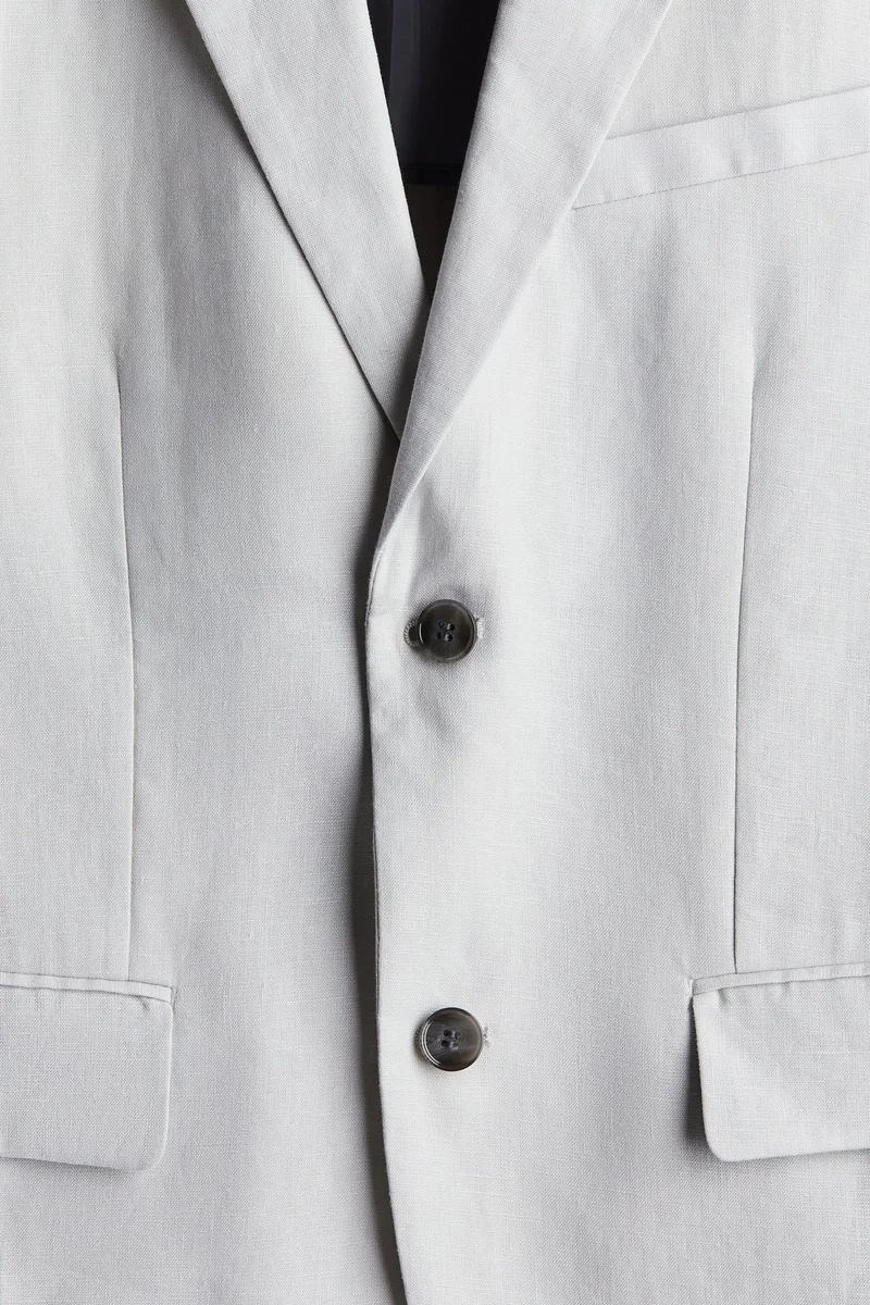 H&M  Linen jacket Slim Fit for Men | Best Price UAE