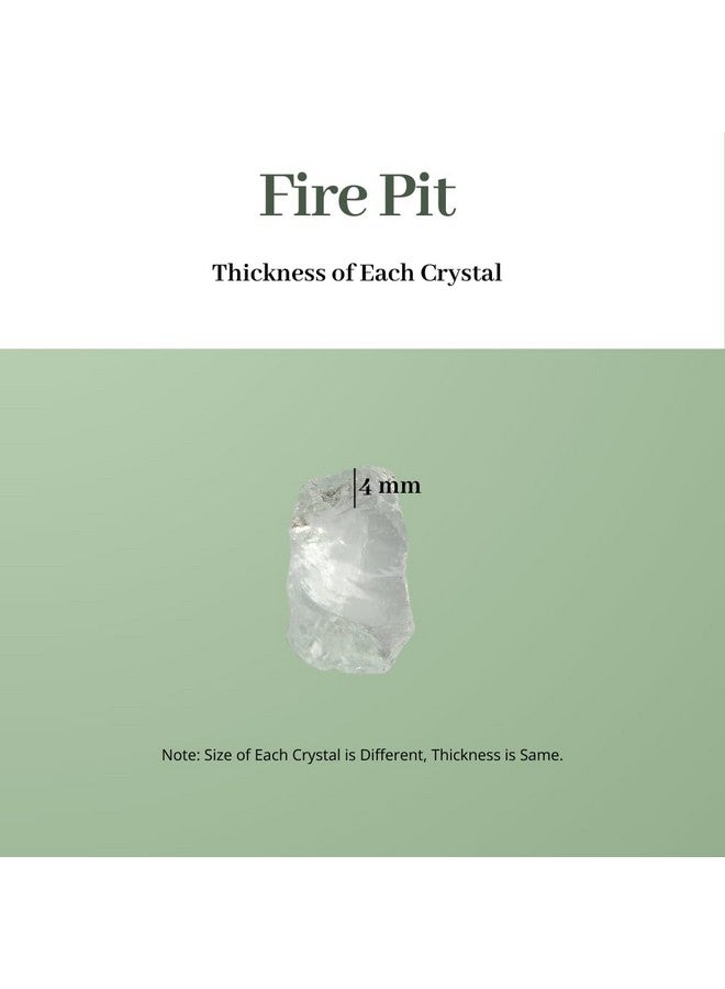 R H LIFESTYLE R H LIFESTYLE Crushed Glass/Fire Pits for Resin Art High Luster Fire Glass Used Specially for Resin Art/Geode Art Fire Pit Crafts (Aqua Clear 4mm, 400G) - Image 2