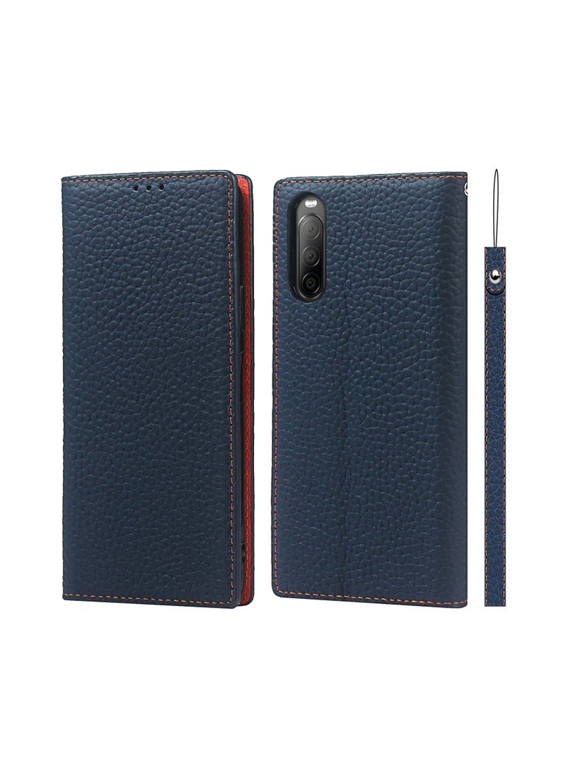 Suteni - Flip Cover Card Slots Leather Phone Case for Sony - Image 1