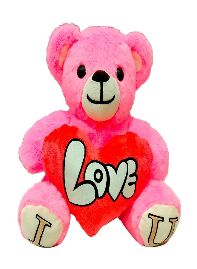 TechMax Solution Pink Lighting Plushie Teddybear Soft Toy, Valentine Gift - Image 2
