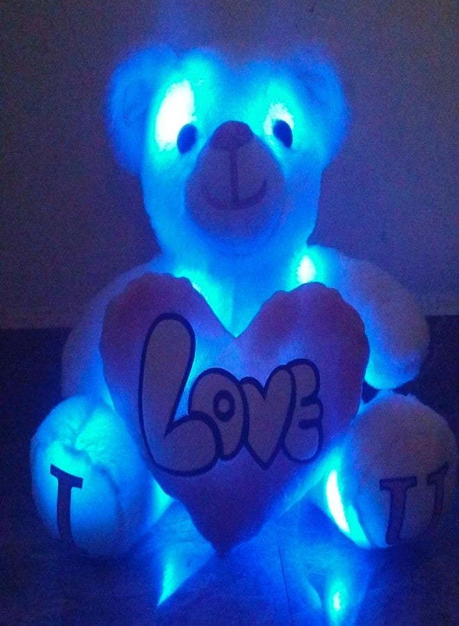 TechMax Solution Pink Lighting Plushie Teddybear Soft Toy, Valentine Gift - Image 4