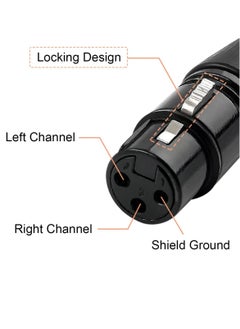 KASTWAVE 10 PCS XLR Connector, 5 Male and 5 Female XLR Mic Microphone Connector, 3 Pins Ultra-Low Noise Microphone and High Conductivity Audio Socket  - Image 3