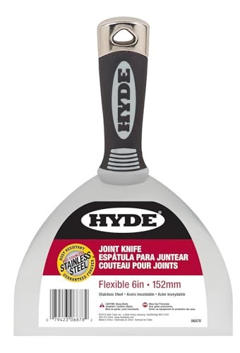 Hyde Tools 06878 Joint Knife,Flexible, 6", Black - Image 4