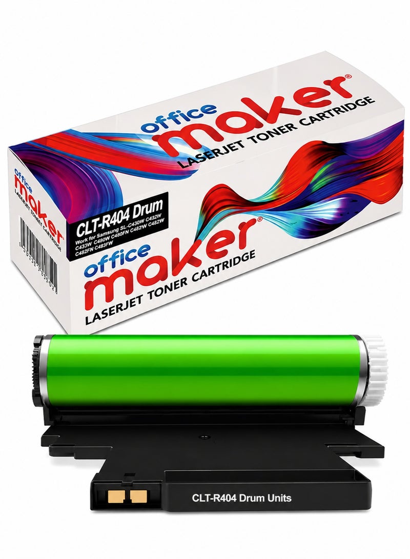 أوفيس ميكر Office Maker Samsung Replacement Drum CLT-R404 Toner Cartridge 16,000 pages compatible - Xpress C430, C430W, C480, C480W, C480FN, C480FW - Image 1