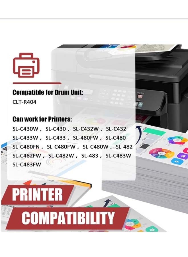 أوفيس ميكر Office Maker Samsung Replacement Drum CLT-R404 Toner Cartridge 16,000 pages compatible - Xpress C430, C430W, C480, C480W, C480FN, C480FW - Image 2