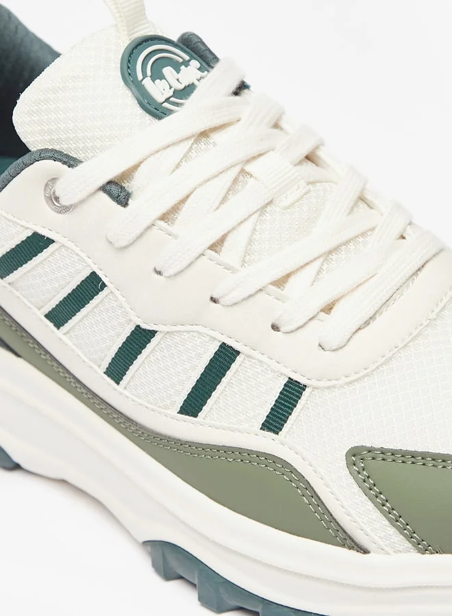 Lee Cooper Mens Colourblock Sports Shoes With Lace-Up Closure