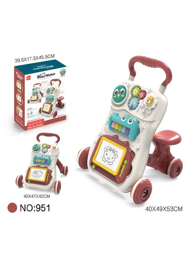 keke 2-in-1 Multifunctional Baby Walker for Learning and Play  - Image 1