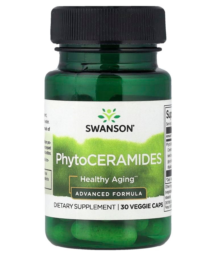 PhytoCeramides Advanced Formula 30 Veggie Caps (30 mg per Cap)