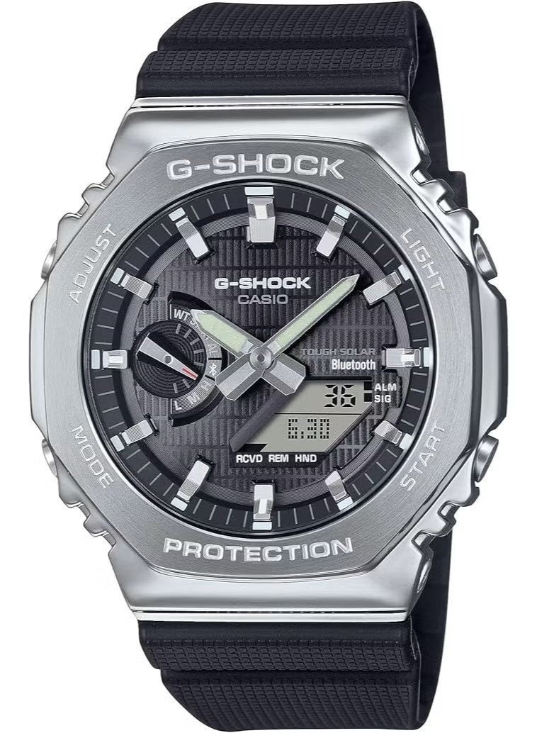 CASIO G-SHOCK G-STEEL Solar Power Metal Men Watch GBM-2100-1ADR - Image 2