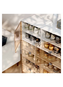 Home Box خزانة أحذية قابلة للطي 10 أبواب ثيون 34 × 172 × 85 سم  - Image 3