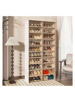 Home Box خزانة أحذية قابلة للطي 10 أبواب ثيون 34 × 172 × 85 سم  - Image 2