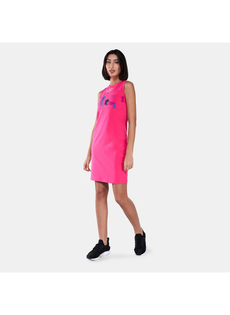 EA7 Emporio Armani Women's Train Graphic Series Dress