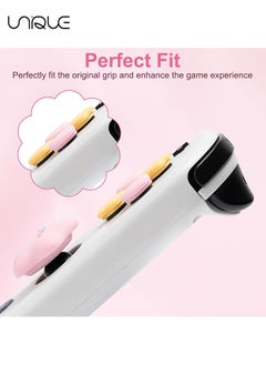 Unique 7Piece set Cross D-Pad Button Caps Thumb Grips Set, Compatible with Nintendo Switch/Switch OLED, Cute 3D Soft Silicone ABXY Buttons Sticker Joystick Cover Caps  - Image 2