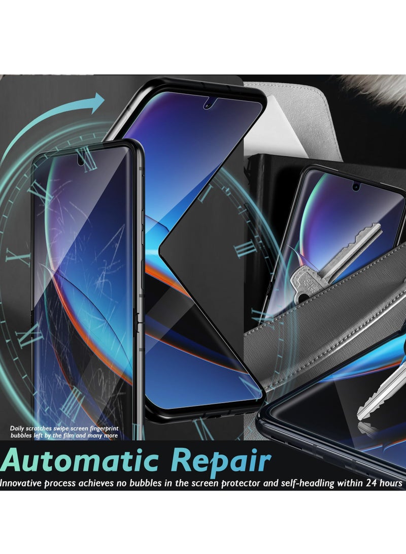 Excefore واقي شاشة متوافق مع موتورولا رازر+ 2023، 3 مجموعات (12 عبوة) من واقي الشاشة المضاد للخدش والخالي من الفقاعات، مصنوع من مادة TPU الناعمة عالية الجودة (ليس زجاجًا) - Image 3
