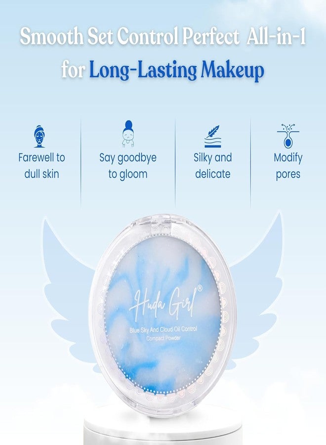 Huda Girl Compact Powder & Hollywood Filter- compact powder for women oily skin And Illuminator for Face Makeup Glow, face primer Long-Lasting Smooth Skin & All Skin Types, - Image 3