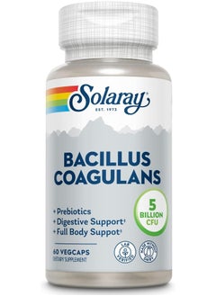 Solaray Bacillus Coagulans Probiotic Gut And Immune Health 60 Vcaps  - Image 1