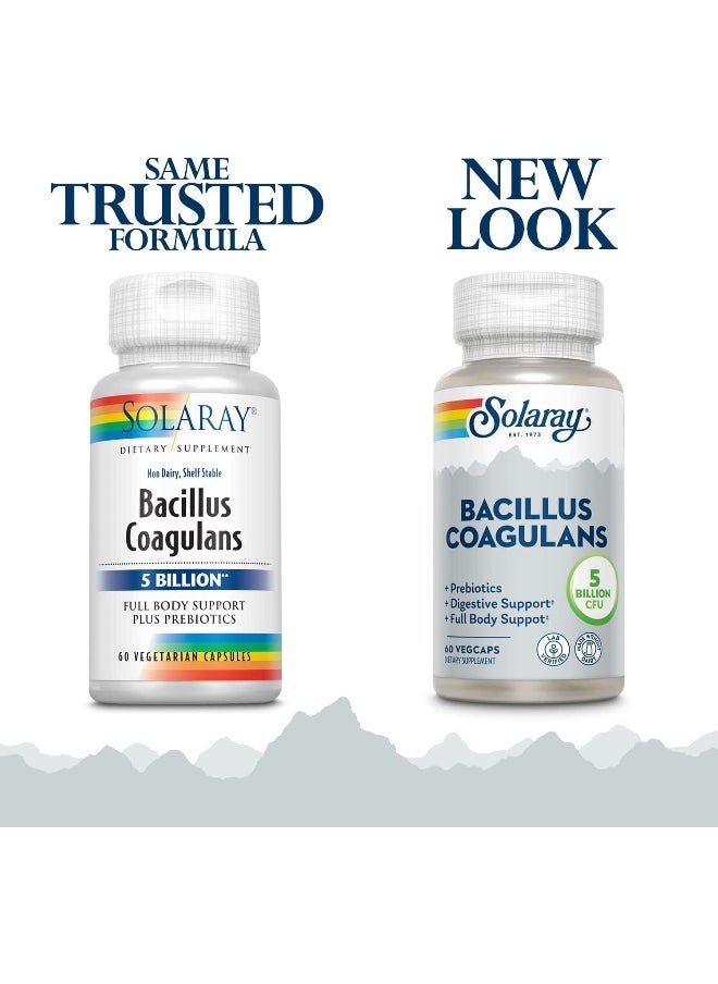 Solaray Bacillus Coagulans Probiotic Gut And Immune Health 60 Vcaps  - Image 2