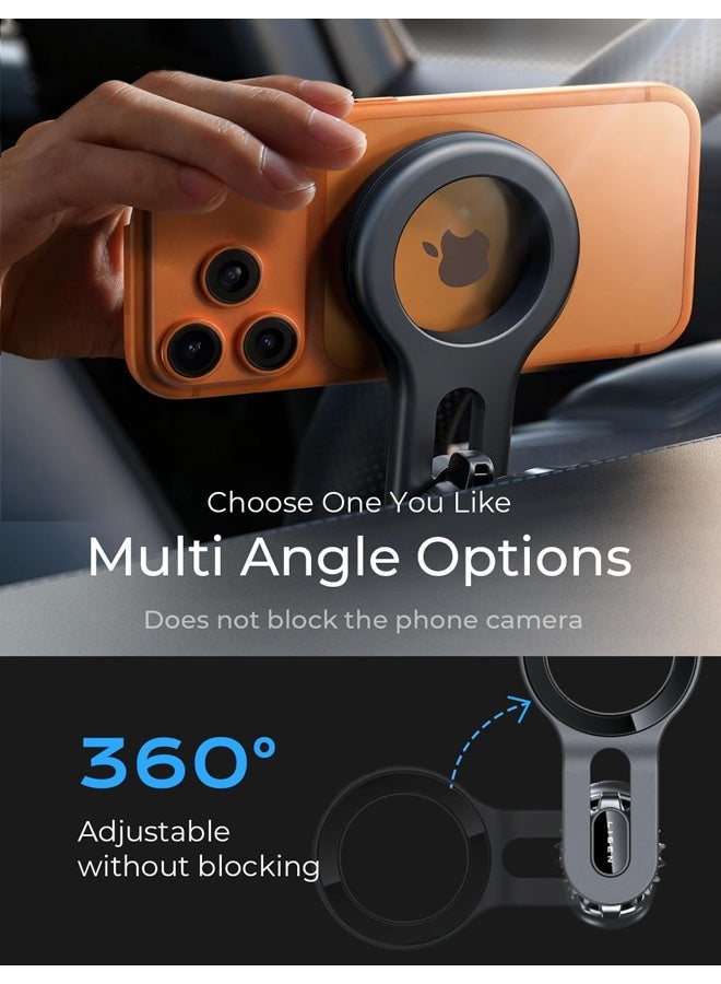 حامل MagSafe للسيارة، حامل هاتف مغناطيسي لفتحة تهوية السيارة، حامل هاتف بدون استخدام اليدين، مشبك قوي، ملحقات سيارة متوافقة مع iPhone 17 و16 و15 و14 و13 و12 Pro Max Plus - Image 5