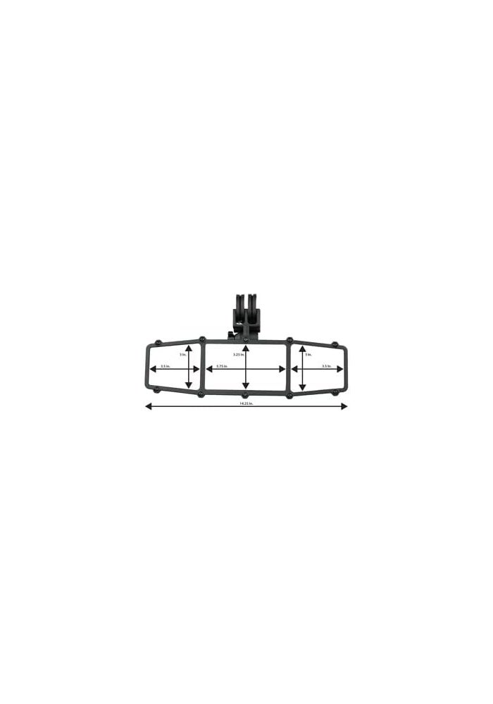 ATV Tek Elite UTV Adjustable Rear View Mirror - Image 3